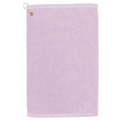 Mid Weight Golf Towel W/ Upper Left Corner Hook & Grommet (Color Imprinted)